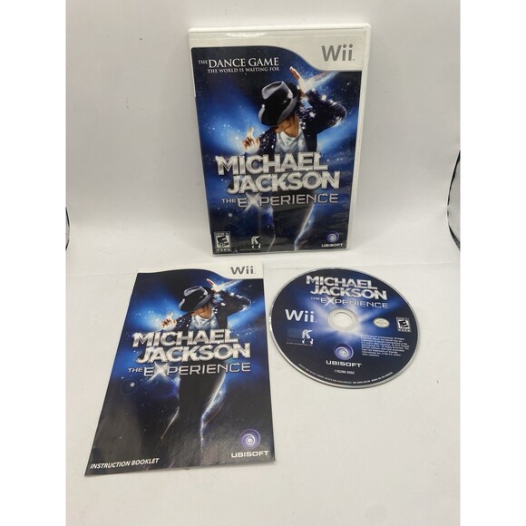 Michael Jackson: The Experience (Nintendo Wii) Complete Manual CIB King Of Pop - Picture 1 of 2